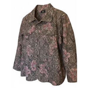 Analogy Woman Embroidered Lightweight Jacket